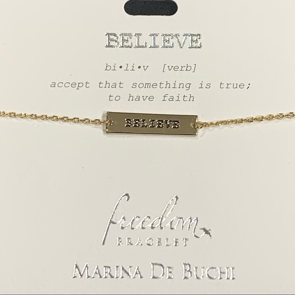 MARINA DE BUCHI Believe FREEDOM BRACELET! - Picture 2 of 7